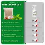 Pest Rodent Repellent Pouches, Peppermint Oil for Mouse, Roach, Ant, Spider, Squirrel, Mice, Rats, Pest Control Indoor Outdoor, Natural Mouse Deterrent Replace Traps Poison Family Pet Safe,10 Pack