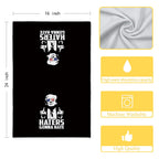 CIOJUNE Funny Trump 2024 Kitchen Towels - Haters Gonna Hate Trump Dish Towels for Kitchen, Trump Hand Towels, Trump MAGA Merchandise, Funny Trump Supporter Gifts, 16x24