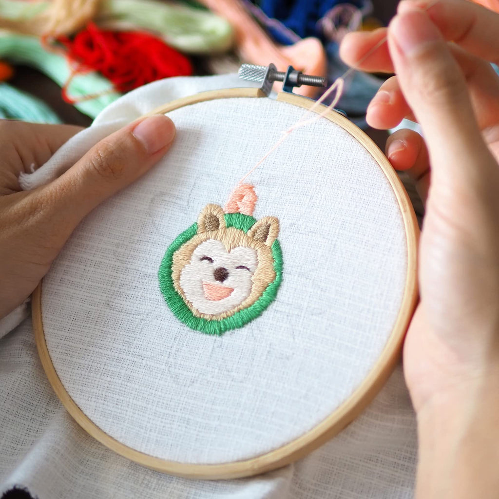 Pllieay 12 Pieces 5 Inch Embroidery Hoops Bamboo Circle Cross Stitch Hoop Ring for Embroidery, Art Craft Handy Sewing and Christmas Decoration