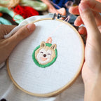 Pllieay 12 Pieces 5 Inch Embroidery Hoops Bamboo Circle Cross Stitch Hoop Ring for Embroidery, Art Craft Handy Sewing and Christmas Decoration