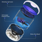 Fly Traps Indoor, Fruit Fly Traps, Gnat Traps, Mosquito Traps, Insect Traps Indoor with 10 Sticky Glue Boards, White