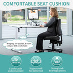 Bisiesa Orthopedic Gel Foam Seat Cushion for Sciatica & Butt Pain Relief - Donut Design Pillow for Office Chair, Car, Long Driving Sitting Support After Use