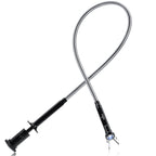 Magnetic Flexible Claw Grabber Pickup Tool with Bright LED Light - 27.7in Long Magnetic Pickup Tool, Retractable Claw Grabbing Tool, Magnetic Grabber Tool with 5lb Pull Strength Pick Up Tool