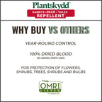 Plantskydd Animal Repellent - Repels Deer, Rabbits, Elk, Moose, Hares, Voles, Squirrels, Chipmunks and Other Herbivores; 8 LB Granular Shaker Jug (PS-VRD-8)