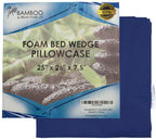 Relax Home Life Wedge Pillowcase Designed to Fit Our 7.5" Bed Wedge 25" W x 26" L x 7.5" H, Allergy Friendly 100% Egyptian Cotton Replacement Cover, Fits Most Sleeping Wedges Up to 27" W x 27" L x 8H