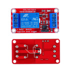 HUAREW 5V One Channel Relay Module Relay Switch with OPTO Isolation High Low Level Trigger (Pack of 10)