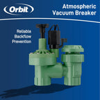 ORBIT 57623 3/4" 4-Pack Plastic Fpt Automatic Anti-siphon Zone Valve