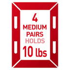Command 15 lb & 10 lb Large and Medium Picture Hanging Strips 28 Assorted Pairs (56 Command Strips), Damage Free Hanging Picture Hangers, Wall Hanging Strips for Home Decor, White Adhesive Strips