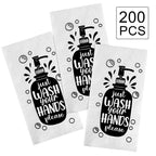 Eersida 200 Pcs Christmas Bathroom Paper Towel Disposable Guest White Dinner Napkins Decorative Bathroom Napkins Folded Table Napkins for Party Wedding Anniversary Birthday