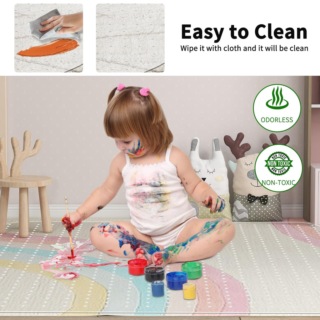 WASJOYE Office Chair Mat for Carpet, 30" x 48" Chair Mat for Carpet with Non-Slip Studded for Home and Office Low Pile Carpet