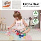 WASJOYE Office Chair Mat for Carpet,36x48in Clear Home Carpet Chair Mat Protector Cover with Non-Slip Studded for Computer Desk Rolling Chair, Transparent