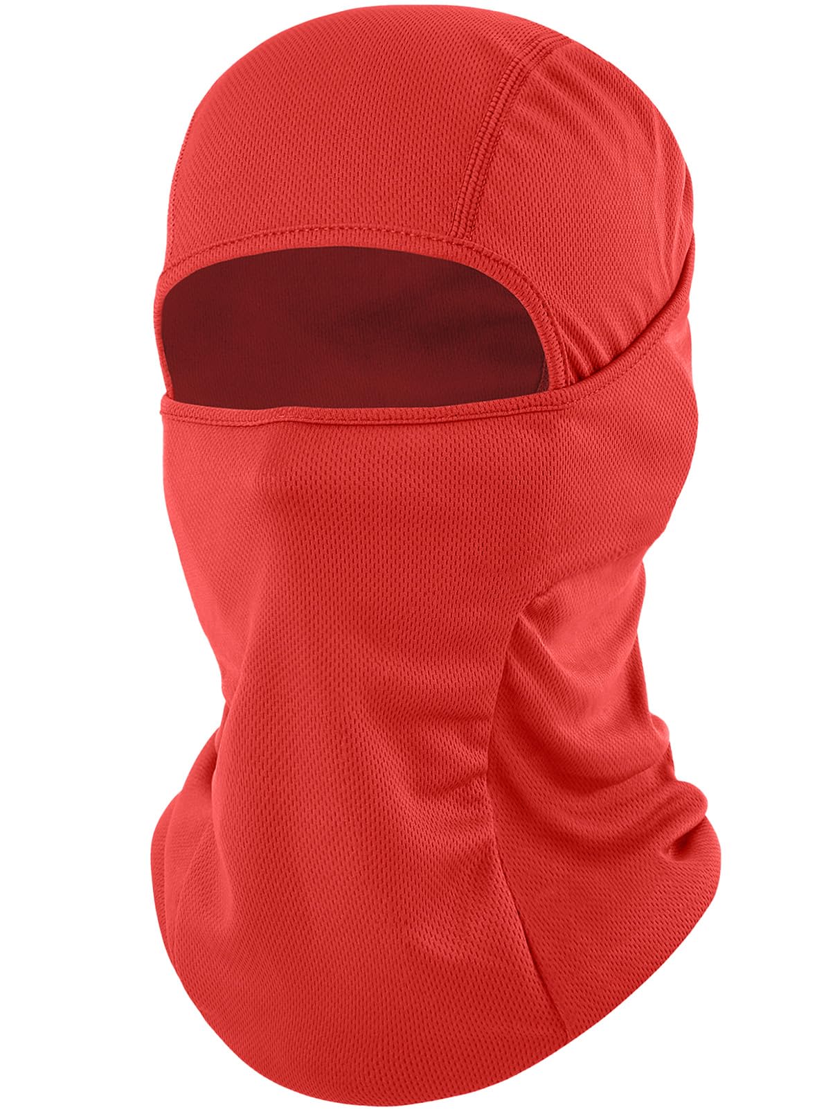 Ski Mask Balaclava Shiesty, Motorcycle Summer Cooling Breathable UV Protector for Men/Women Red