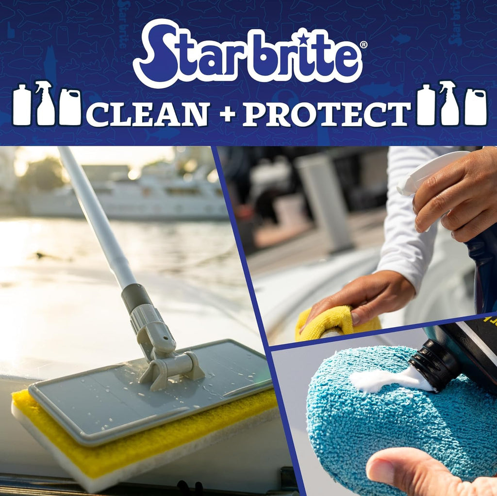 STAR BRITE Home Pool Waterline Cleaner (32 oz Spray) - Scum Remover for Pool Liners, Tiles & Fiberglass Waterlines