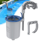 Sepetrel Above Ground Pool Surface Skimmer, Wall Mount Pool Maintenance Accessories for Inflatable Collars, Tubular & Metal Frame Pools, Floating Skimmer Basket - Efficiently Removes Debris