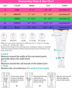 T.E.D. Anti Embolism Stockings for Women Men Thigh High, 15-20 mmHg Compression TED Hose with Inspect Toe Hole