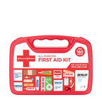 All-Purpose Portable Compact First Aid Kit for Minor Cuts, Scrapes, Burns & Aches, Wound Care Essentials for Home, Car, Dorm, Travel, Cruise, Camping & Outdoor Emergency Kit, 160 Piece