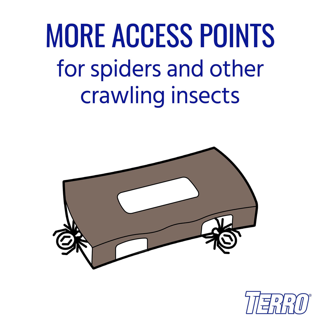 TERRO T3220 Refillable Spider & Insect Trap Attracts Pests With Hydro-tech Lure