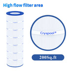 Cryspool® 09032 Compatible with Clean & Clear 200, CC200, PAP200, R173217, C-9419, FC-0688, 59054400, Aladdin 29902, 200 Sq. Ft Pool Filter Cartridge, 1 Pack