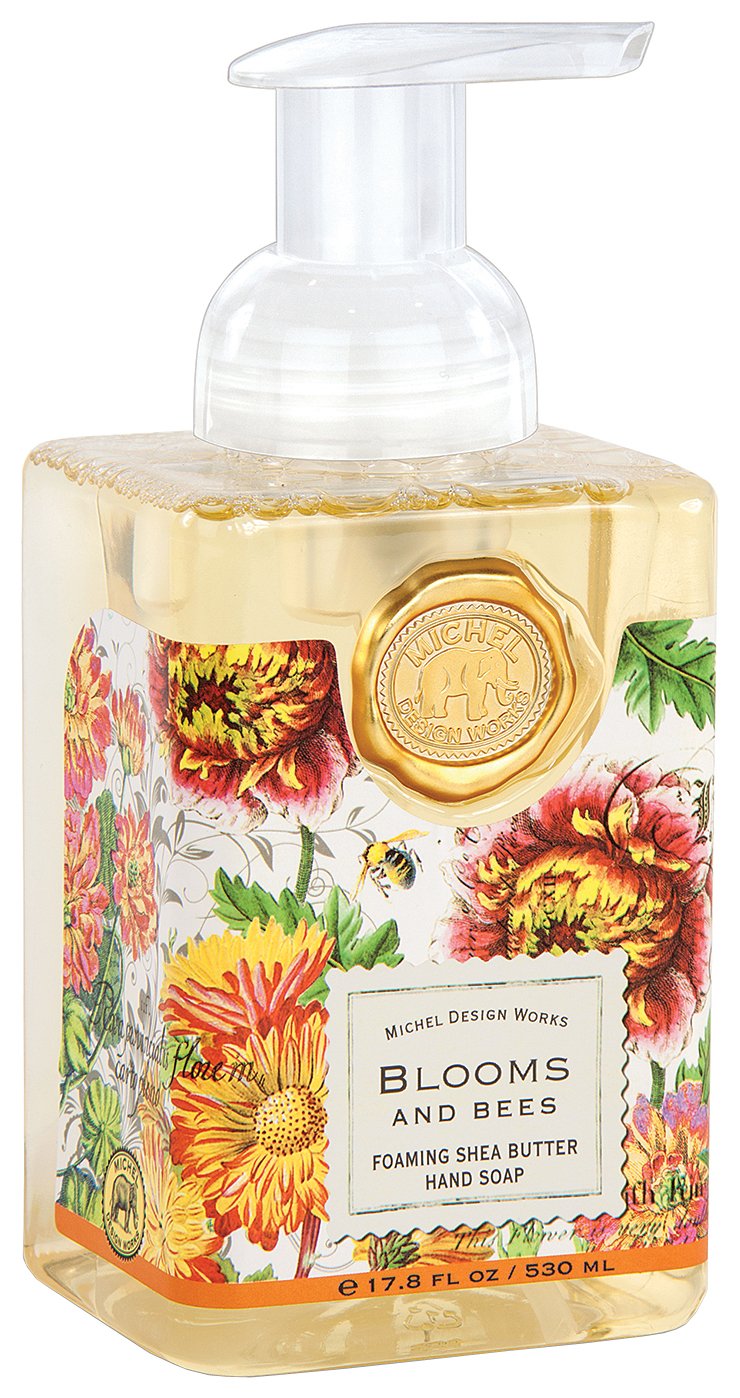 Michel Design Works Foaming Hand Soap, 17.8-Ounce, Blooms and Bees