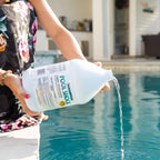 CPDI Champion 4-Pack Pool Shock Liquid Chlorine, 12.5 Sodium Hypochlorite, 1 Gallon – Ready-to-Use Treatment for Clear Water and Algae Control in Above Ground & Inground Swimming Pools