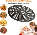 CyHiThai 5QT Air Fryer Crisper Plate for Gourmia GAF556 GAF536 GAF566 Air Fryers, Upgraded Air Fryer Rack, Air Fryer Grill Pan Plate Insert Grate Shelf Grid for Gourmia 5QT Air Fryer, Dishwasher Safe