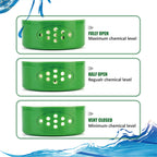 MKLZ Chlorine Floater for Pool, Floating Large Chlorine Dispenser, Bromine Tablet Holder, Fits 1 and 3 Inch Tablets for Above & In-Ground Swimming Pools, Spa Hot Tub, Funny Frog Float