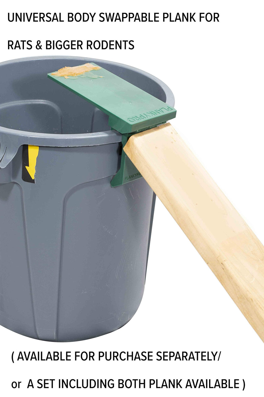 Walk The Plank Bucket Mouse Trap | Flip and Slide | Water-Proof | Durable | Auto-Reset - Live or Kill