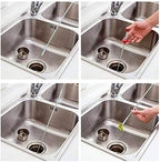 Drain Snake, Drain Clog Remover - Gutter Cleaning Tools Drain Cleaner for Toilet Sewer Shower Kitchen Bathroom Tub Clogged Drains Opener Cleaning Tool, Flexible Grabber Claw Pick Up Reacher (35 inch)