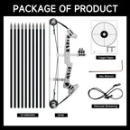 Archery Bow Set Compound Bow Stainless Steel Training Bow Outdoor Sports Hunting Cool Stuff Professional Competition