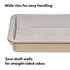 OXO Good Grips Non-Stick Pro Ceramic Coated Metal Bakeware 9” x 13” Cake Pan – Biscuit