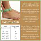 18K Gold Plated Flat Marina Link Anklet for Women, 10 Inches - Made In Brazil (10.00)