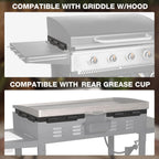 Upgraded Wind Guards for Blackstone 36” Griddle, Blackstone Griddle Accessories Fit for Black stone Grill, 5015 Magnetic Stainless Steel Wind Screens Protect Flame Hold Heat, Compatible with Hood