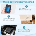 Ultrasonic Pest & Rodent Mouse Squirrels Repellent, 2 Pack Plug-in Electronic Rat Bat Bug Spider Repeller, Battery Operated Deterrent Control Mice for Car Engines, Replace Mouse Traps Indoor, Outdoor