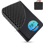 Airllantry Seat Cushion, Gel Seat Cushion for Long Sitting– Back, Sciatica, Tailbone Pain Relief Pad, 19in Seat Pad for Car, Office Chair, Wheelchair, Soft Support for Long Trips
