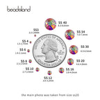 Beadsland Hotfix Rhinestones Bulk, 14400PCS Crystal Hot Fix Rhinestones for Crafts Clothes DIY Decoration, Crystal AB, SS20, 4.6-4.8mm