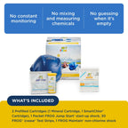 FROG @Ease Floating System for Hot Tubs - Quick & Easy Self-Regulating Hot Tub Sanitizer - Hot Tub Maintenance System with Sanitizing Minerals & SmartChlor Technology - Starter Bundle