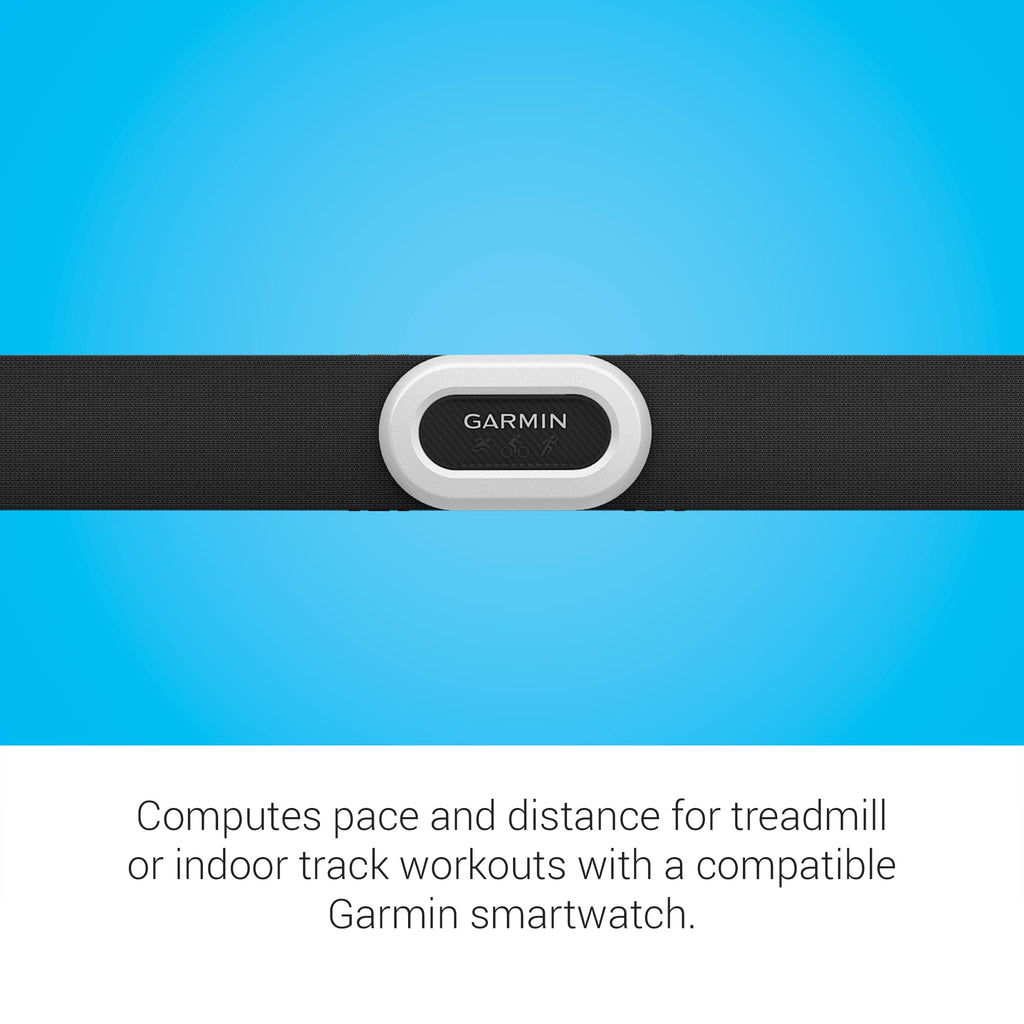 Garmin 010-13118-00 HRM-Pro Plus, Premium Chest Strap Heart Rate Monitor, Captures Running Dynamics, Transmits via ANT+ and BLE