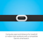 Garmin 010-13118-00 HRM-Pro Plus, Premium Chest Strap Heart Rate Monitor, Captures Running Dynamics, Transmits via ANT+ and BLE