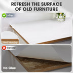 Drawer and Shelf Liner, Non-Slip Kitchen Cabinet Liners Non-Adhesive Thick Strong Grip Waterproof Washable Mats Protect Dresser Shelves Cupboard Bathroom Cabinets, White, 12 in X 10 FT