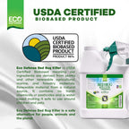Eco Defense Bed Bug Killer, Natural Organic Formula Fastest (1 Gallon)