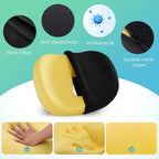 Donut Pillow for Tailbone Pain Hemorrhoid Pillow for Women/Men Donut Cushions for Sitting Postpartum Pillow Doughnut Pillow for Pressure Sores Pressure Relief Seat Cushion Pregnancy Seat Cushion