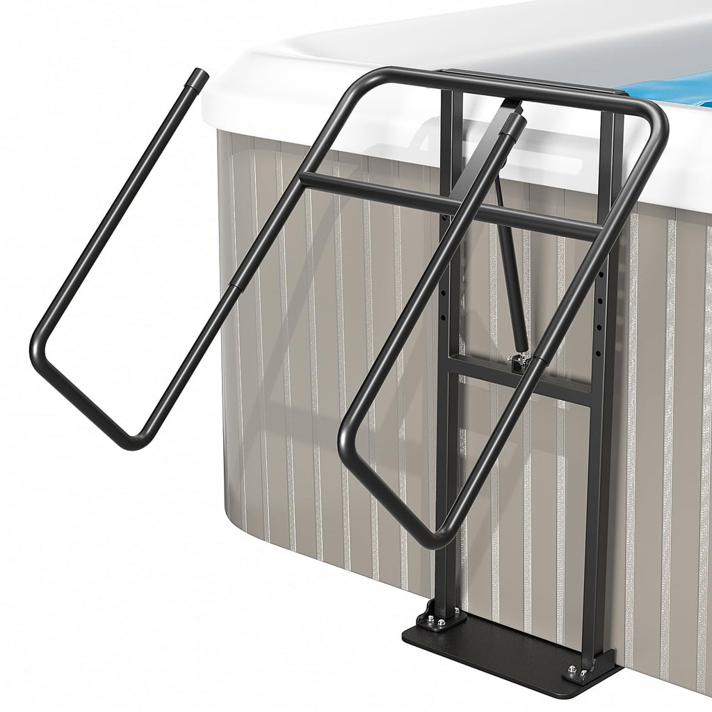 Hot Tub Cover Lift Adjustable U-Arms Spa Cover Lifter for Hot Tub Accessories, Hot Tub Cover Lifter Universal Fit Most Spas Hot Tubs Hydraulic Assist Removal System