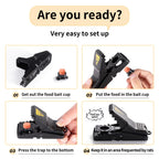 Mouse Traps Indoor Outdoor - 12 Pack Plastic Mouse Rat Trap for Home - Killer Plastic Mouse Catcher for Hotel, Hospital, School, Restaurant and Kitchen - Snap Traps for Mice, MK-12