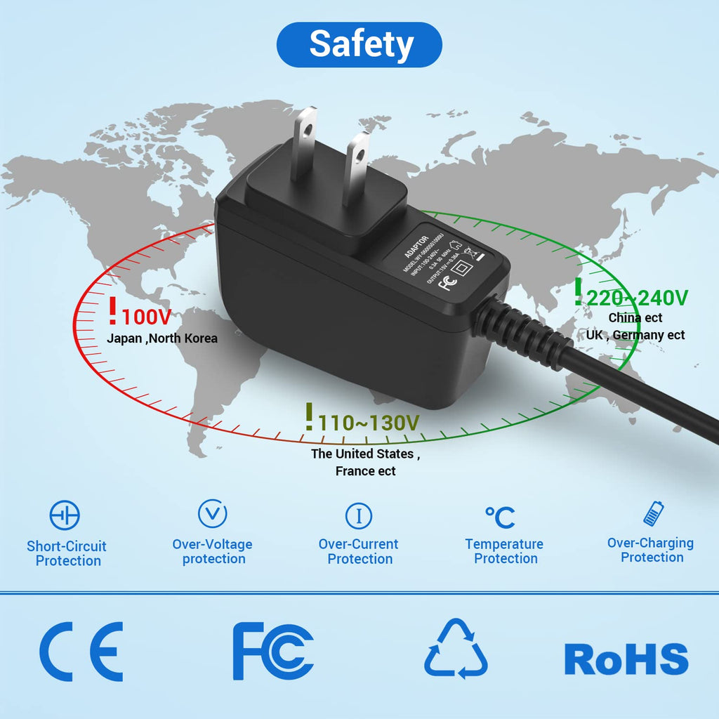 CGGXJP Replacement for philips Norelco charger cord Fit HQ8505 7000 5000 3000 Series 3500 mg5750 mg7750 S1560 Electric Shaver Razor, Aquatec, Arcitec, Multigroom Beard Trimmer & More 15V Power Cord Adapter