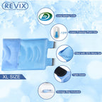 REVIX XL Knee Ice Pack Wrap Around Entire Knee After Surgery, Reusable Gel Cold Pack for Knee Pain Relief, Injuries, Swelling, Bruises, and Replacement Surgery