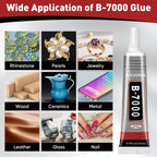 50 PCS 15ml B7000 Glue Clear with Precision Tip, Bedazzling Glue, Super Glues, Rhinestone Glue for Nail, Craft Glues, Jewelry Making, Nail Art, DIY, Makeup, Shoes