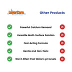 LayorCare Heavy Calcium Releaser - Removes Calcium Build Up on Pool Tile, Stone, Decks - 32 Fl Oz