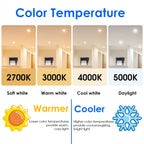 Energetic PAR38 LED Flood Outdoor Light Bulb, 5000K Daylight, 90 Watt Equivalent (11W), Wet Rated, 900LM, E26 Base, Non-Dimmable, 6 Pack