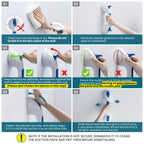 TAILI Shower Grab Bar Suction Grab Bars for Bathtubs and Showers for Elderly, Shower Grab Bars for Seniors Bathroom Safety Handle for Elderly, Handicap Balance Assist Bath Handle No Drilling Removable