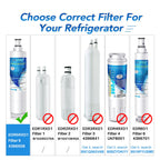 ICEPURE 4396508 Refrigerator Water Filter Replacement for EveryDrop Filter 5, EDR5RXD1, Whirlpool 4392857, NL300, 4396510, 4396509, 4396547, LC400V, 4396510p, WF-NLC240V,PNL240V, 2PACK